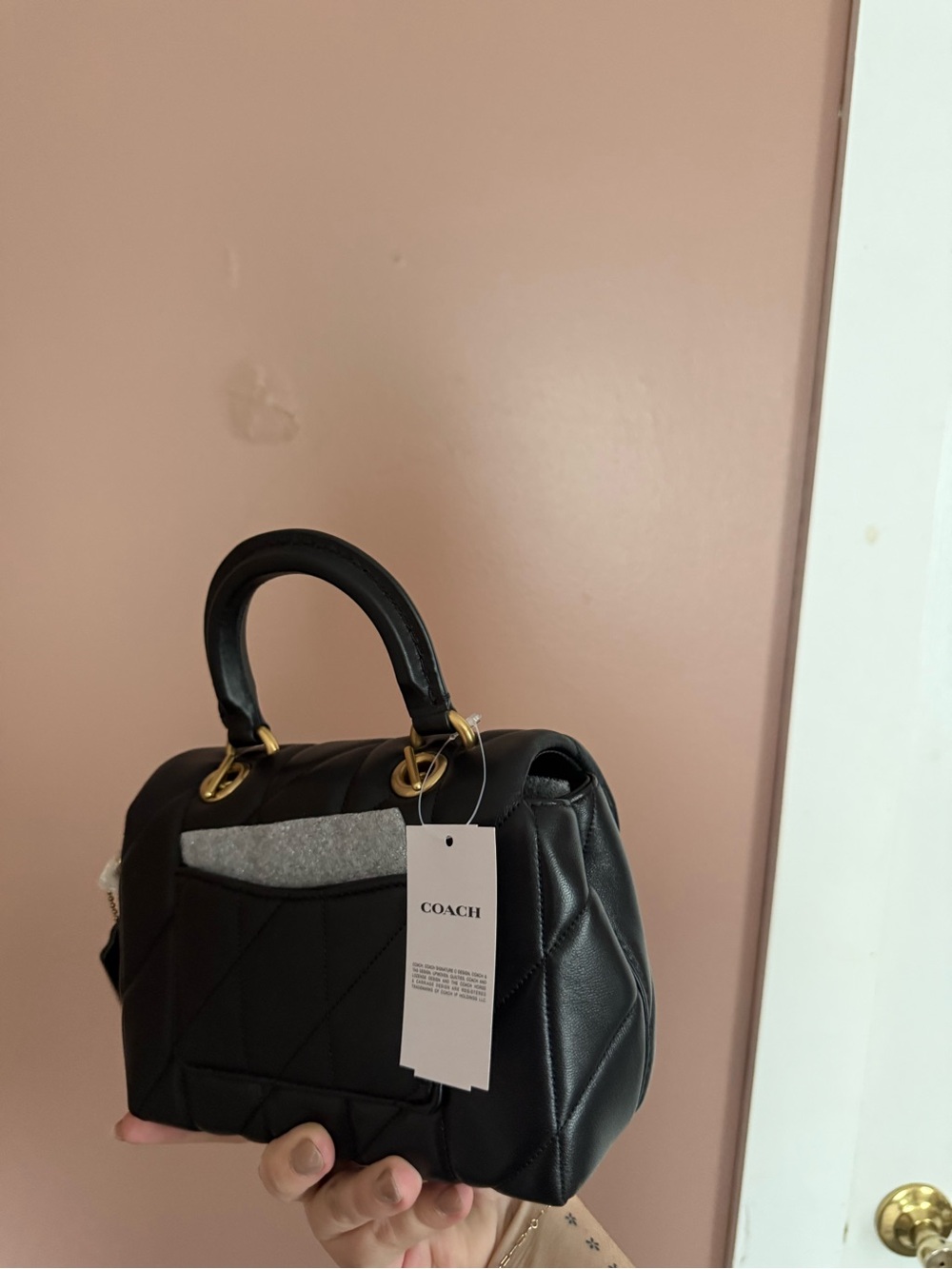 NWT Coach Quilted Tabby top handle - Picture 3 of 7